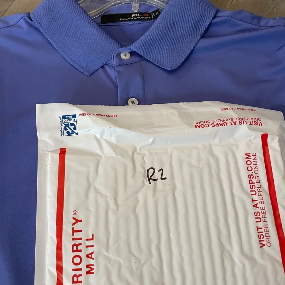 RLX Ralph Lauren men’s blue polo size XL